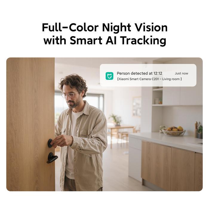 กล้องวงจรปิด XIAOMI SMART CAMERA C201 กล้อง IP สีขาว