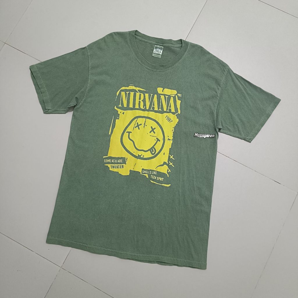 เสื้อยืดวง Nirvana ป้าย gildan เก่า L