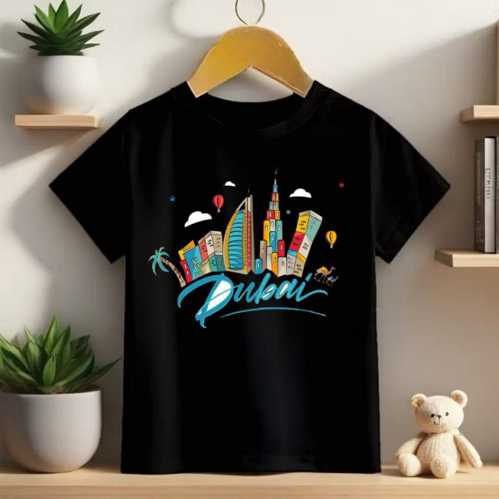 AP COLECTIONS / เสื้อเด็กและผู้ใหญ่ Unisex พร้อมรูปภาพ DUBAI CITY / DUBAI SOUVENIR