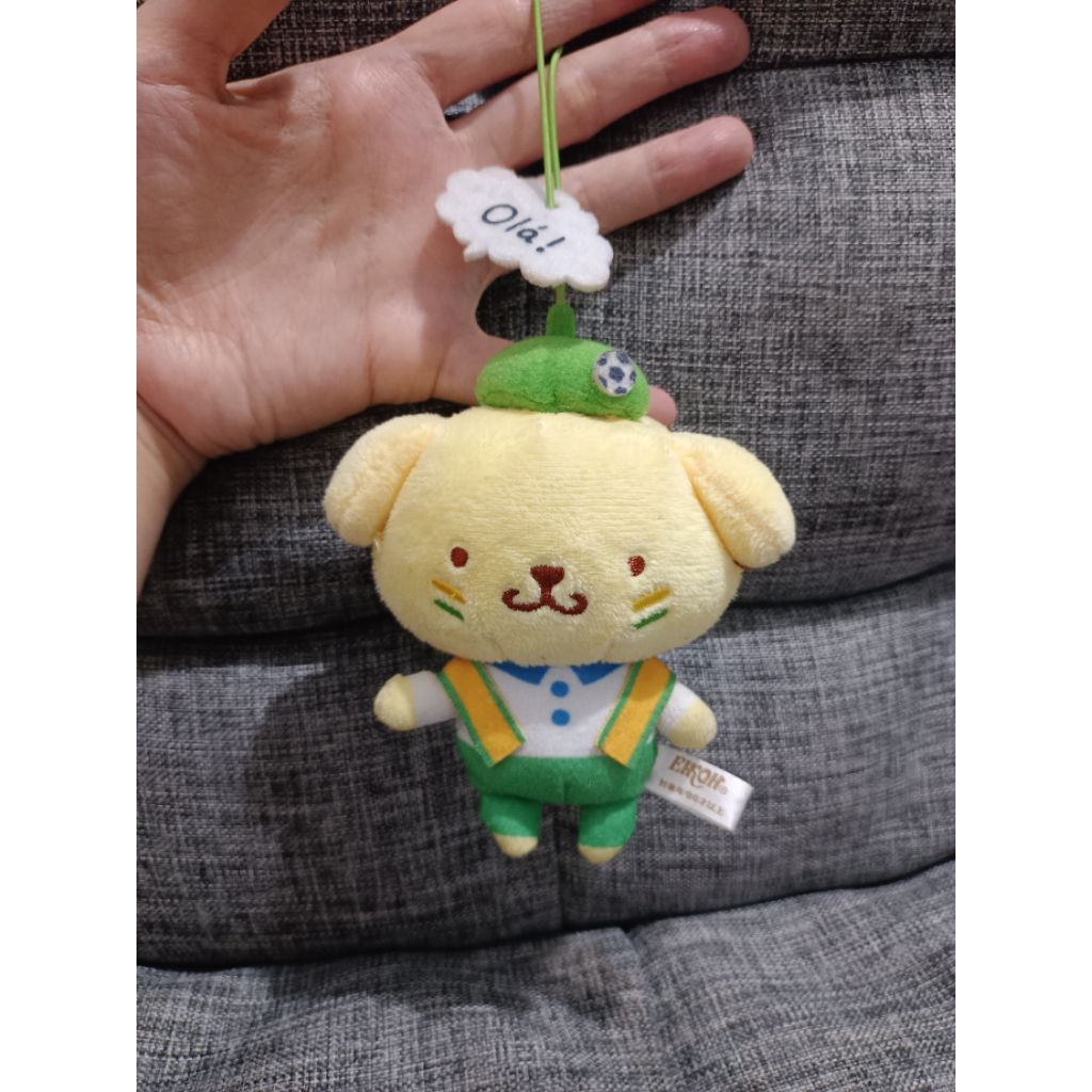 ตุ๊กตากระเป๋าชาร์ม Sanrio eikoh pompurin