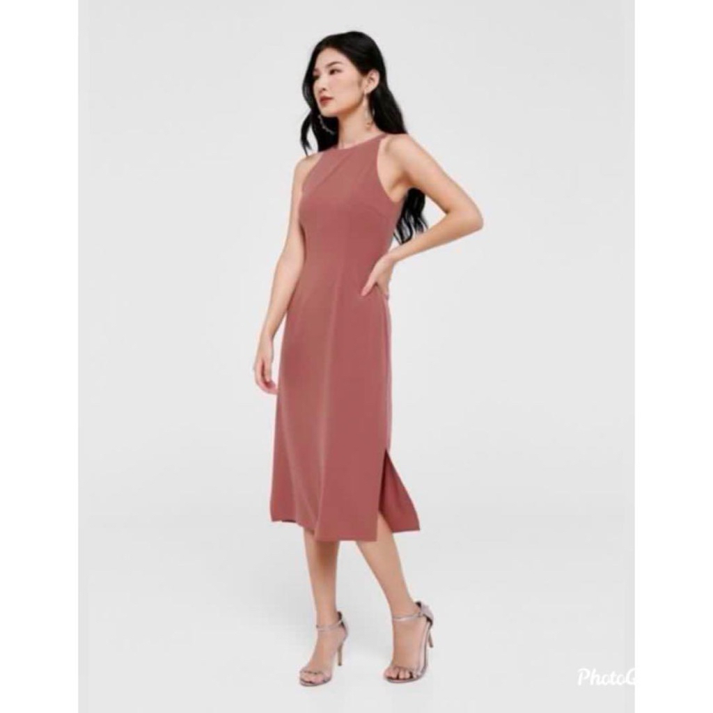 Love Bonito Mauve Midi Dress