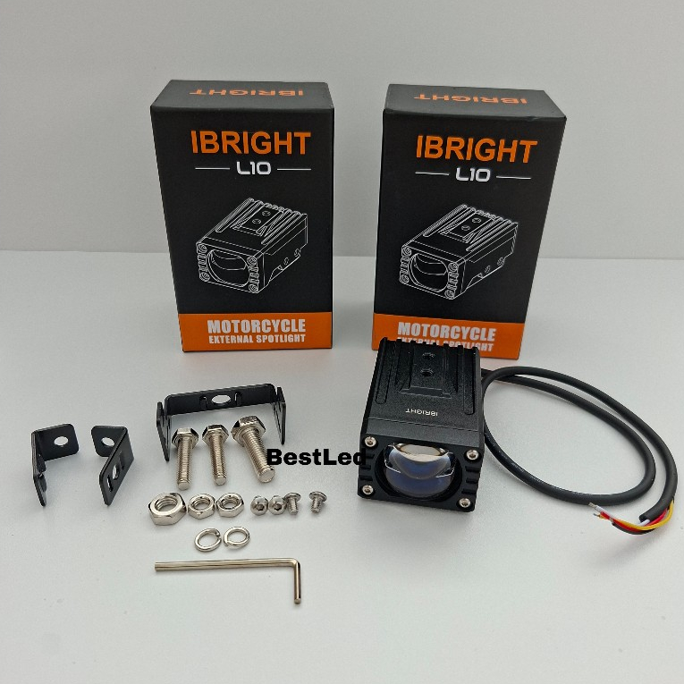 IBRIGHT L10 Mini Bilded สปอตไลท์อลูมิเนียมเต็มรูปแบบพร้อมพัดลมระบายความร้อนกันน้ํา