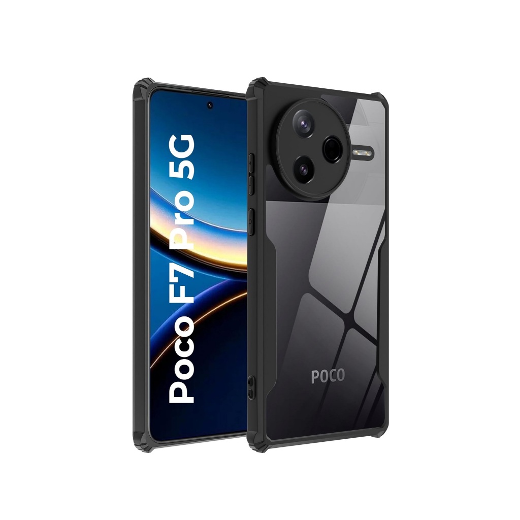 Poco F7 Pro กันกระแทก Fusion Armor เคสใส