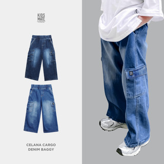Jeans Anak Cargo Denim Baggy Kidsmate Outlet