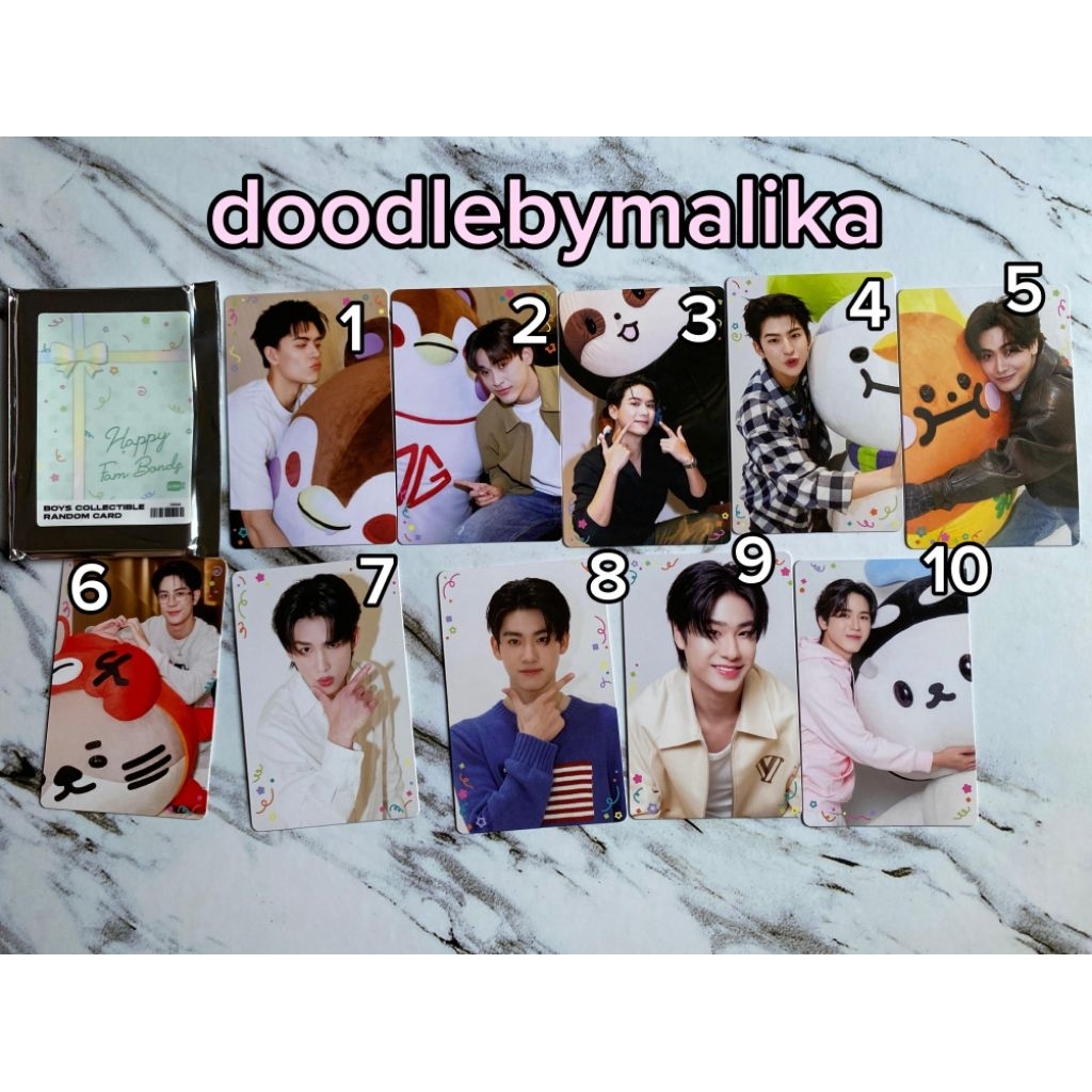 READY HAPPY FAM BONDS COLLECTIBLE CARD NAIIN BOOKFAIR แหวนเปิด