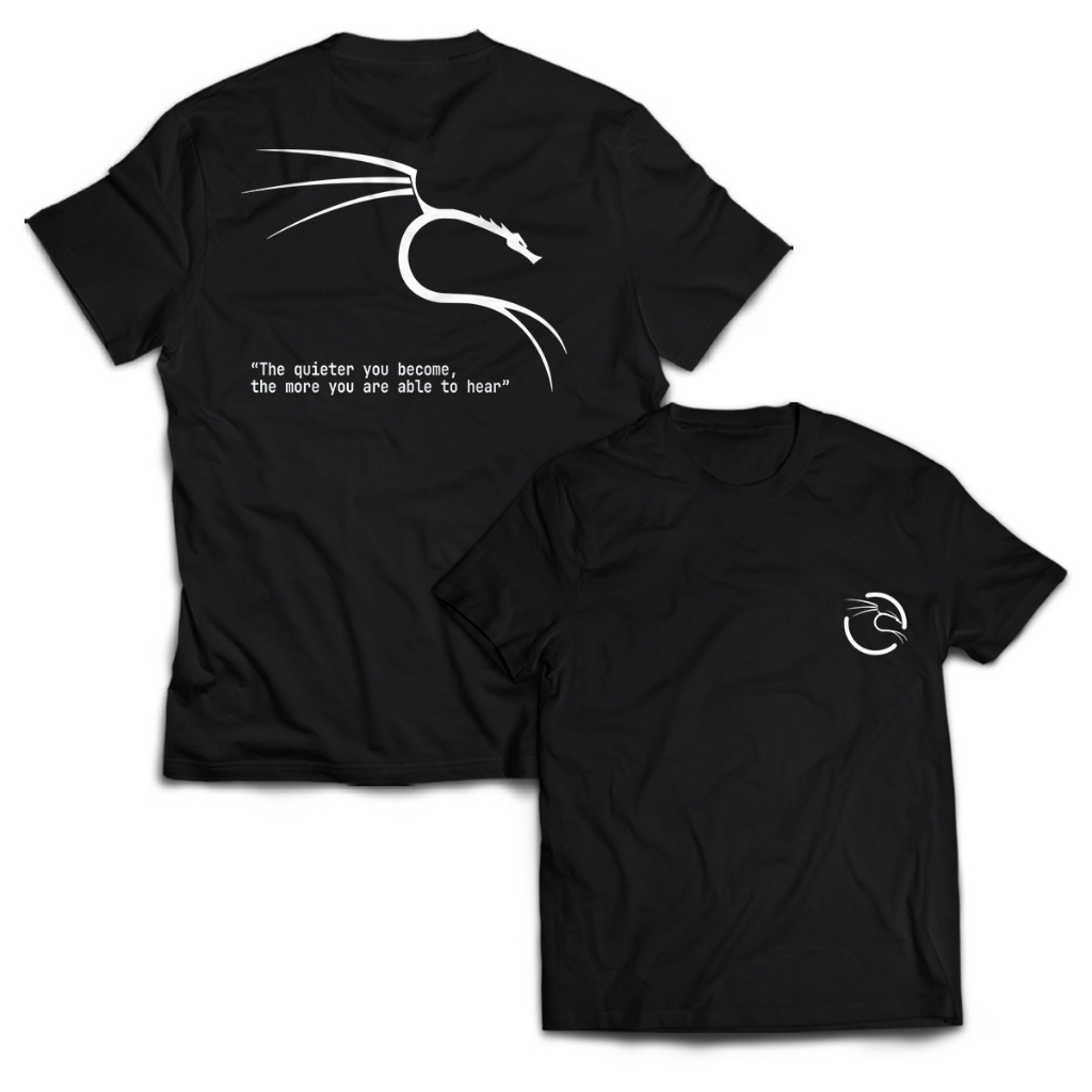 Cyber Security KALI LINUX DB เสื้อยืดผู้ชายผู้ใหญ่เสื้อผู้ใหญ่ Unisex PakeKaos