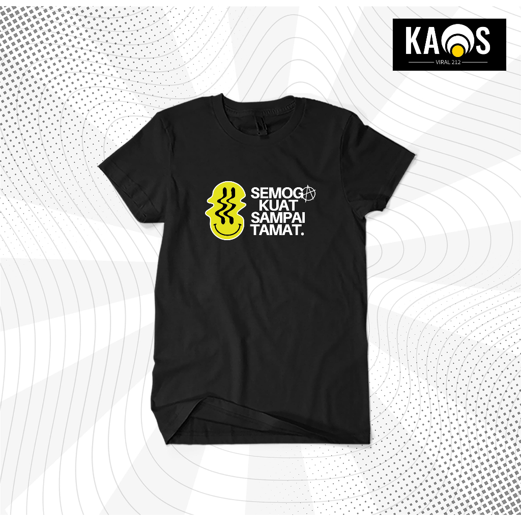 คําสร้างแรงบันดาลใจเสื้อยืด Semoga Strong ถึง End - Distro Aesthetic Cotton Combed 30s เสื้อยืด