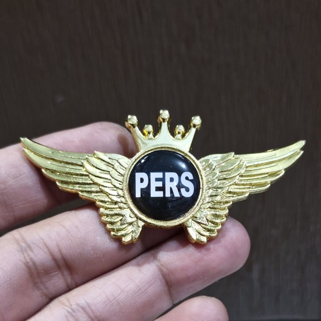 PIN PERS MODEL WING PREMIUM - PERS JOURNALIST BADGE