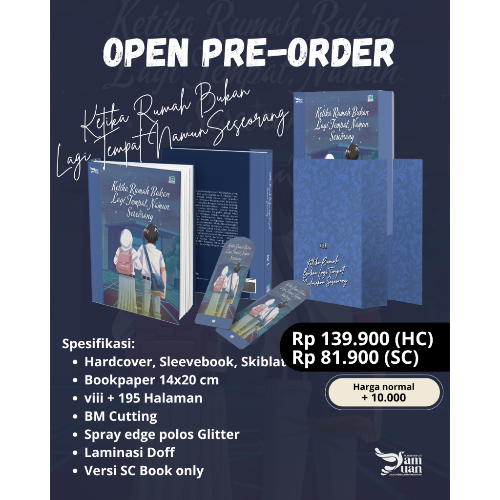 หนังสือต้นฉบับ "The When Home Not a Place, Namun Someone" โดย Ade R. (PANDER 2)