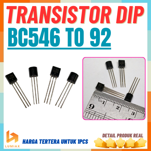 BC546 ทรานซิสเตอร์ NPN BC546 ต้นฉบับ TR BC546 ทรานซิสเตอร์ BC546 BC 546