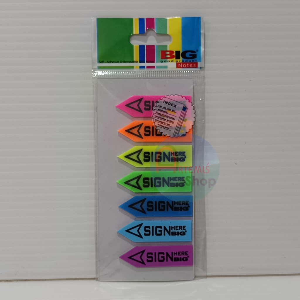 Sticky Notes BIG6022 BIG 6022 SN-6022 ป้าย 44 x 12 Post It Bookmark