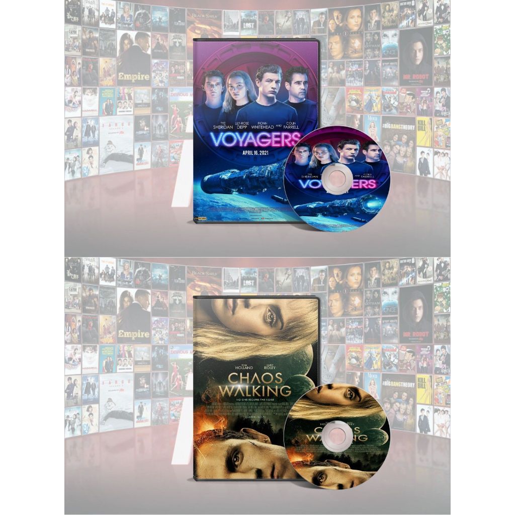 DVD Voyagers (2021) + DVD Chaos Walking (2021) Collector Edition