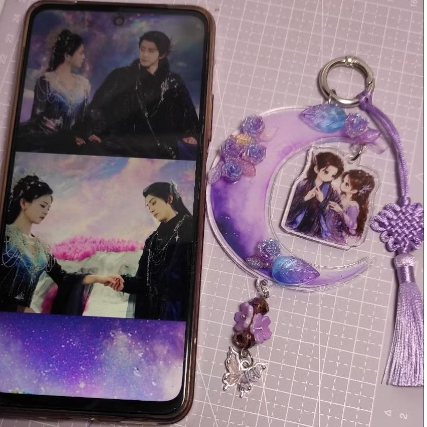 Moonlight mystique พวงกุญแจ bagcharm bailu ao ruipeng