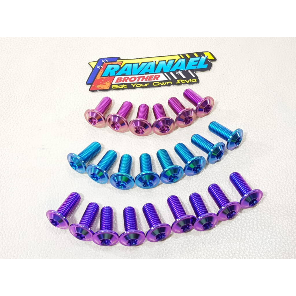 Titan Disc Bolt M8x20 8mm x 20mm 8x20 Titanium Universal Disc Bolt (UNIT PRICE)