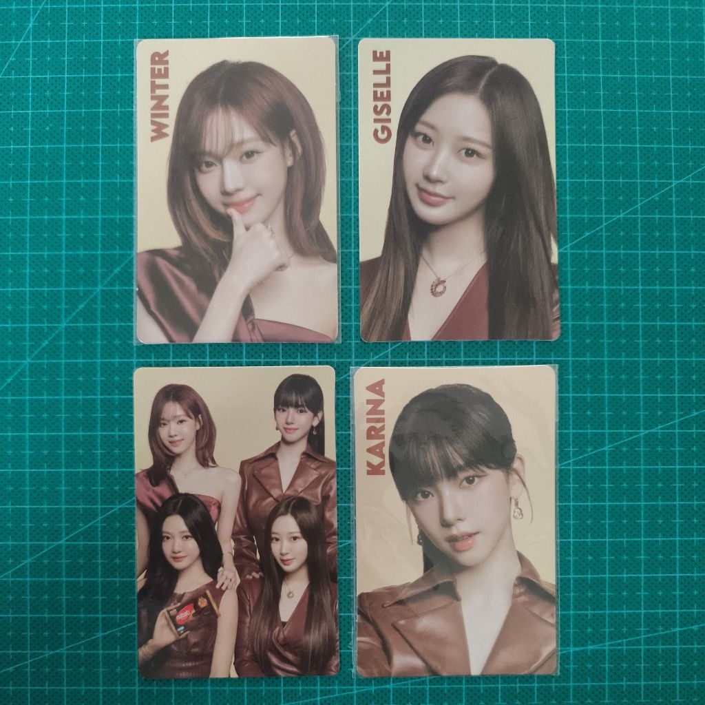 โฟโต้การ์ด Aespa x Nabati ดั้งเดิม