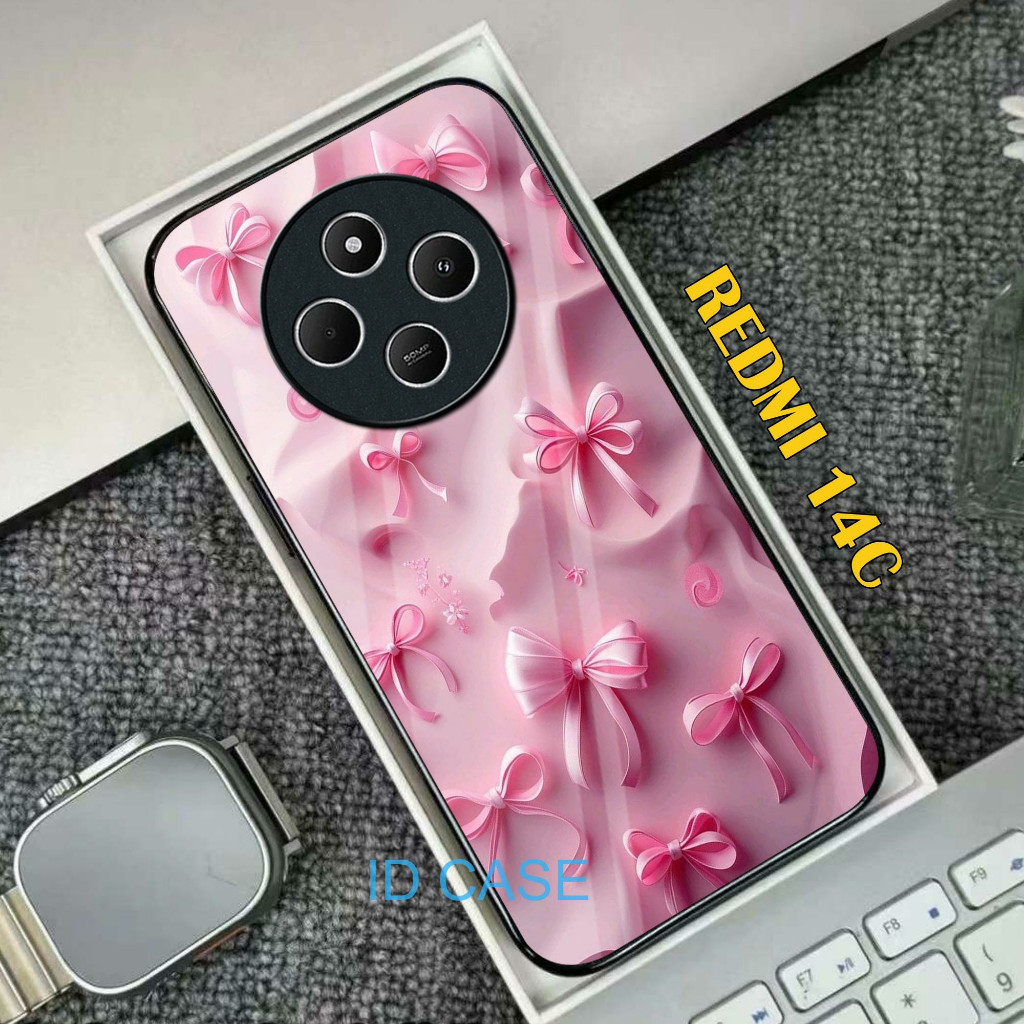 HP Glass Softcase สําหรับ Xiaomi Redmi 14C / POCO C75 - Xiaomi Redmi 14C / POCO C75 เคสโทรศัพท์ - K1