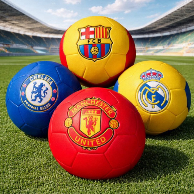 Football Country Motif Football Large Size Soccer Famous Club