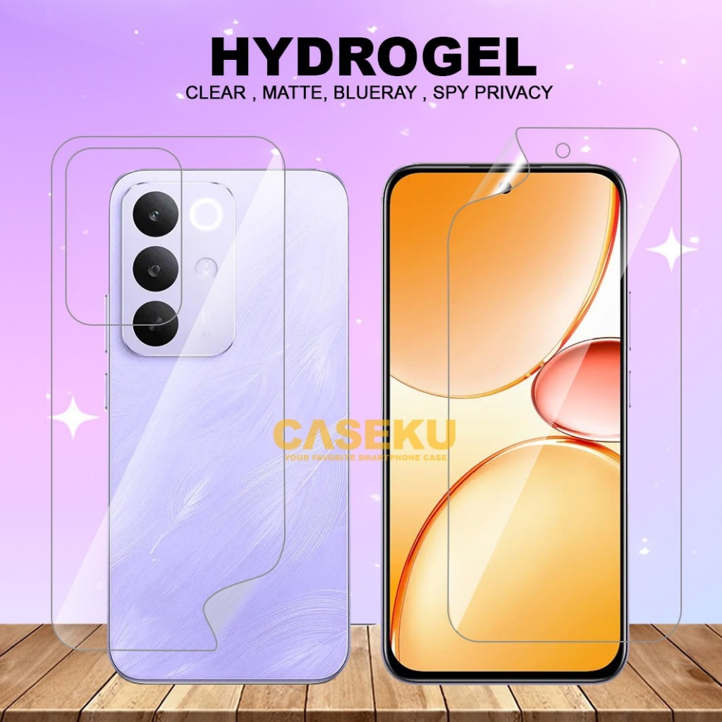 ไฮโดรเจลป้องกันรอยขีดข่วนRealme C85 Realme C85 Pro Clear Matte Anti-oil Anti-Scratch Clear Auto Repe