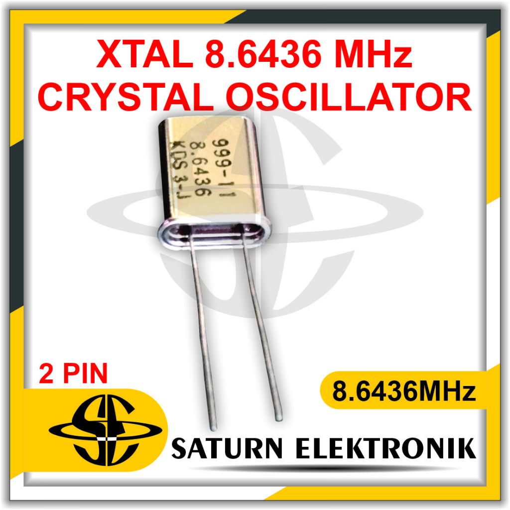XTAL 8.6436 MHz CRYSTAL OSCILLATOR 2 PIN