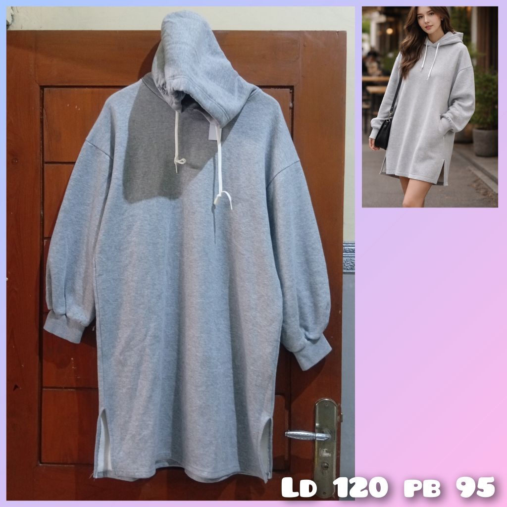 THICK HODIE TUNIC / JUMBO HODIE TUNIC / เสื้อกันหนาว TUNIC
