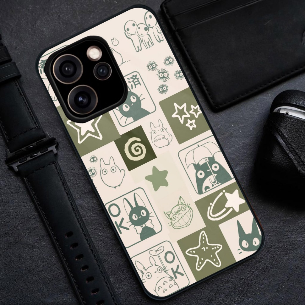 HP Oppo Reno 15F Glass Softcase [BSG-43] - เคสโทรศัพท์ Oppo Reno 15F - เคสกระจกอะคริลิค Oppo Reno 15