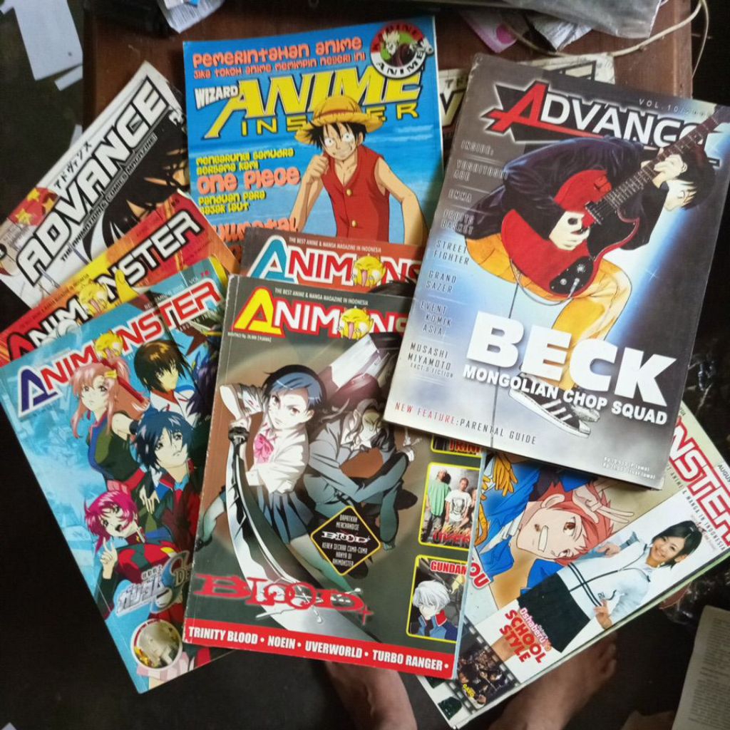 หนังสือนิตยสารอนิเมะ Animonster Advance ETC อินโดนีเซีย