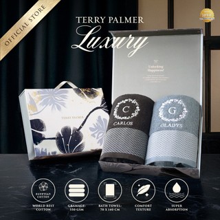 Terry Palmer Luxury - Vivien (Handuk Couple Set) / Handuk Seserahan / Kado Pernikahan / Souvenir / Hadiah / Gift / Hampers