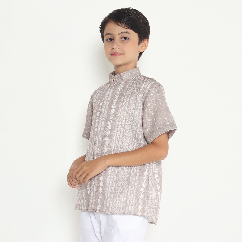 Chantilly - เสื้อเชิ้ตเด็กชาย Dhamir สี French Taupe