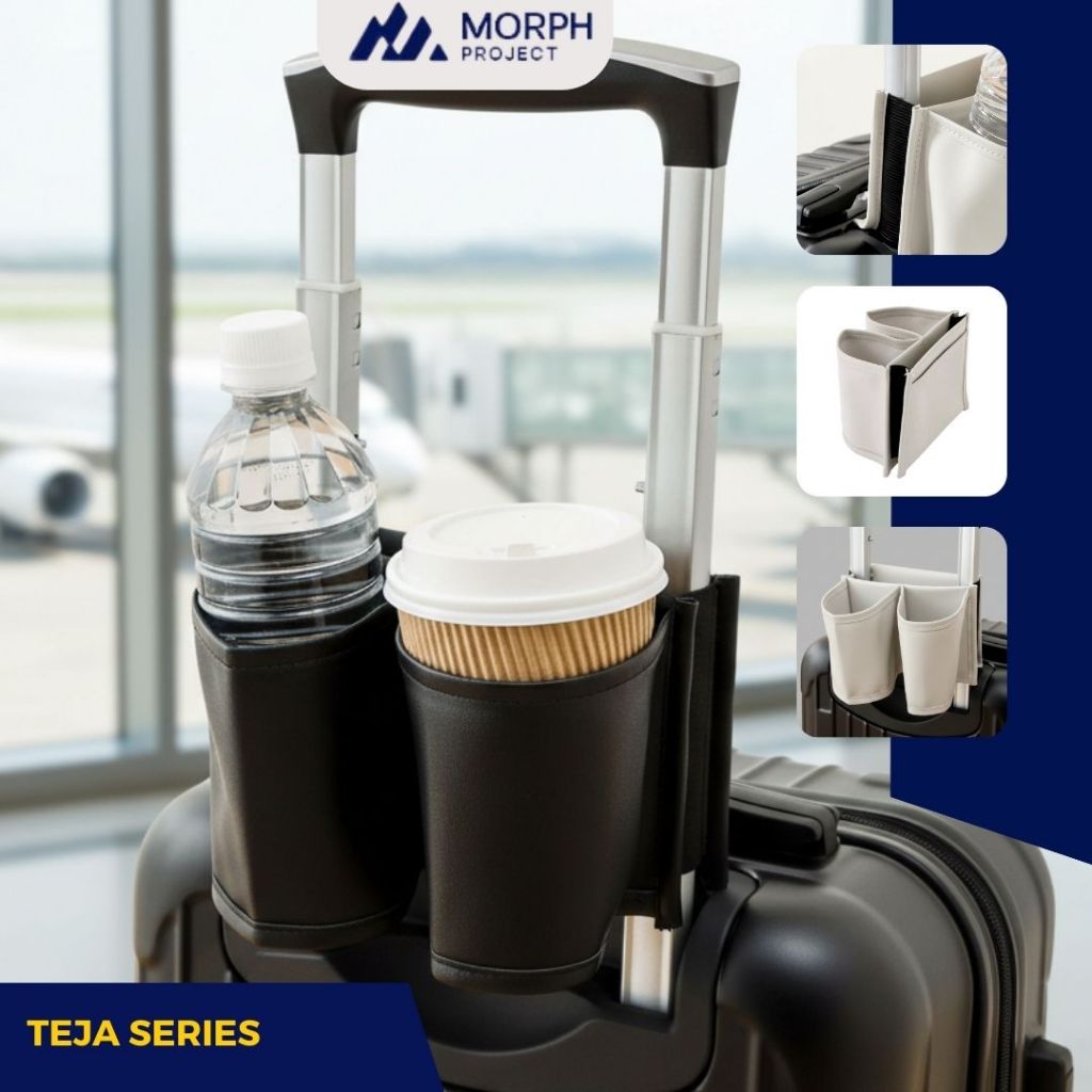 MORPH TEJA Series ที่วางขวดกระเป๋าเดินทางอุปกรณ์เสริมสําหรับเดินทางที่ใช้งานได้จริง Hajj Umarh อุปกรณ์