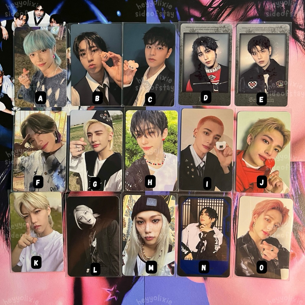 Photocard straykids hyunjin anjisung seungmin