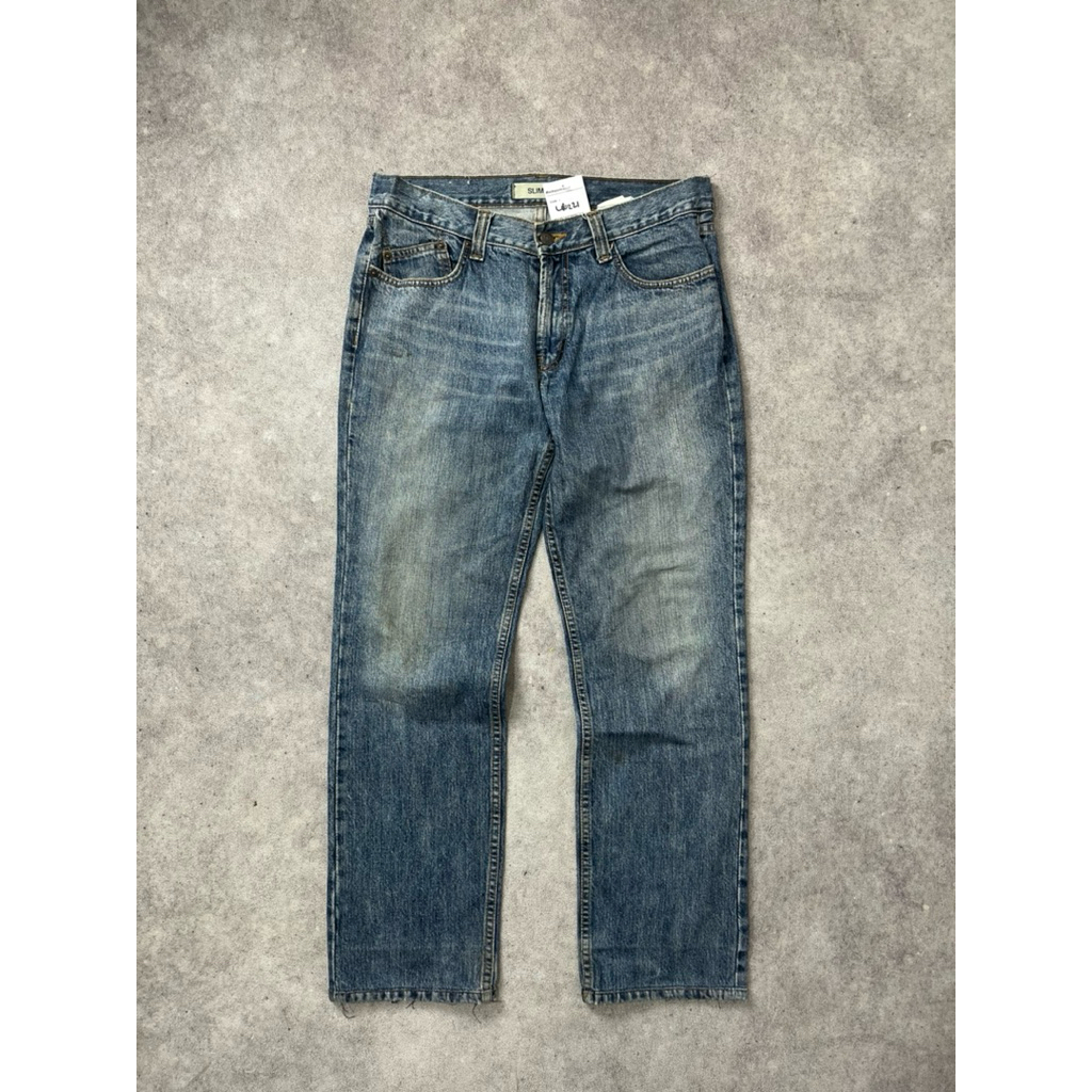 GIORDANO กางเกงยีนส์ทรงสลิม