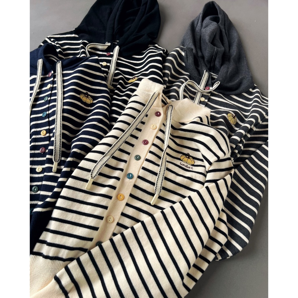 Myrubylicious QUORA KNIT JACKET CODE 161J | STRIPED KNIT TOP | เสื้อลําลองผู้หญิง CASUAL