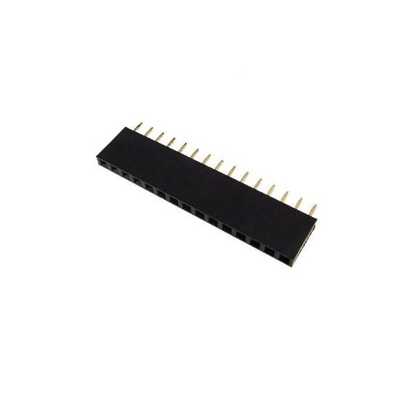 Pin Header Female 1x15 Pin Single Row 2.54mm