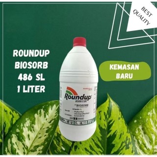 ROUNDUP 486 SL 1 LITER Pembasmi Rumput Original/ Racun Rumput/ Pembasmi Rumput/ Ampuh Membunuh Tanaman Gulma Ampuh Termurah Terlaris Recommended