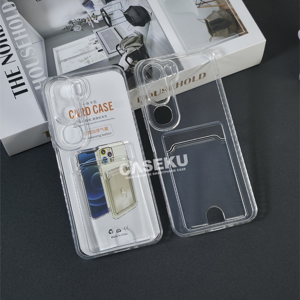 Vivo Y21D Vivo Y19S Vivo Y19S Pro Card Case Clear / Clear Card Slot Case Vivo Y21D Vivo Y19S Vivo Y1