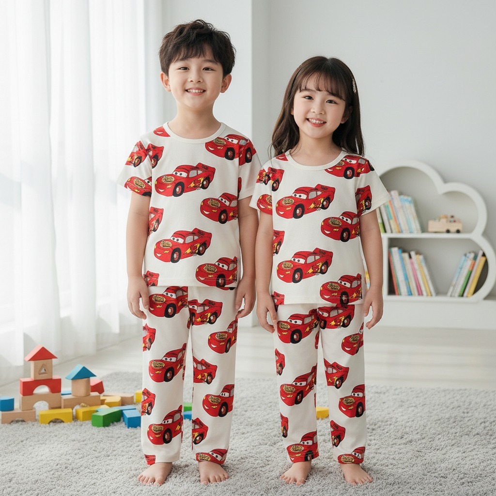 VIPSHOP88 ชุดเสื้อผ้า BOYS AND GIRLS / AGES 1-10 YEARS / MC QUEEN CP382