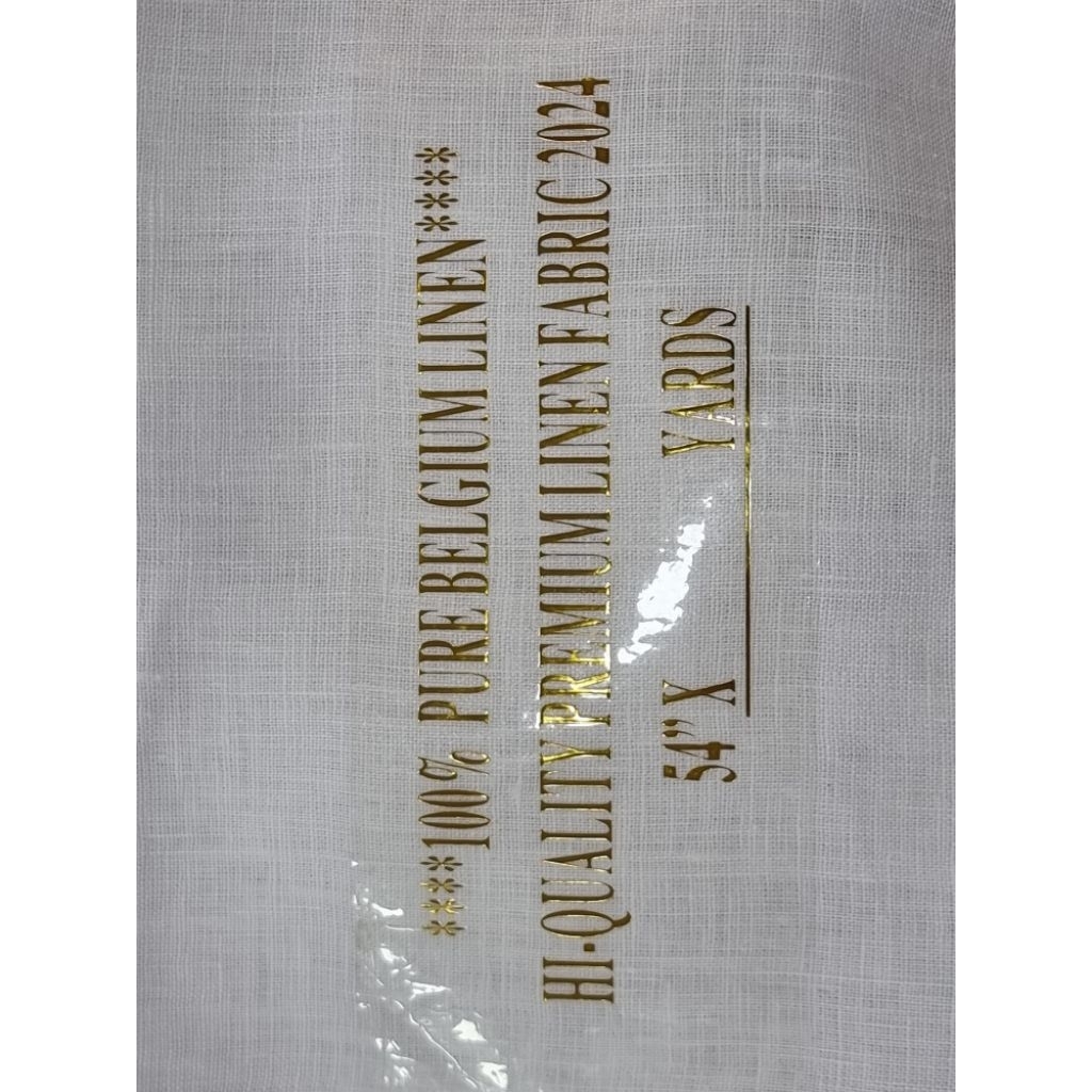 LINEN ของแท้ 100% LINEN BELGIUM BELGIUM METERAN