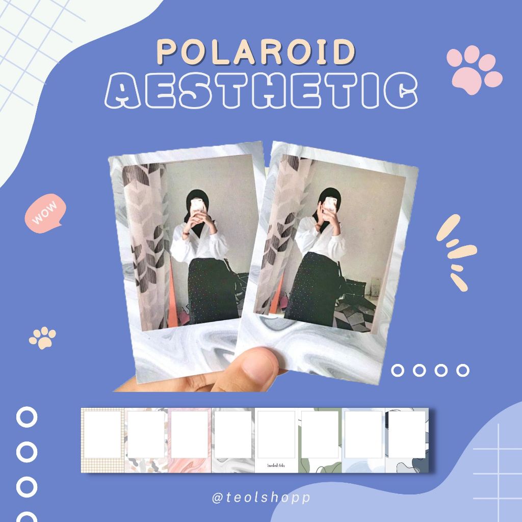 AESTTHETIC POLAROID PHOTO PRINTING AESTHETIC BACKGROUND 2R