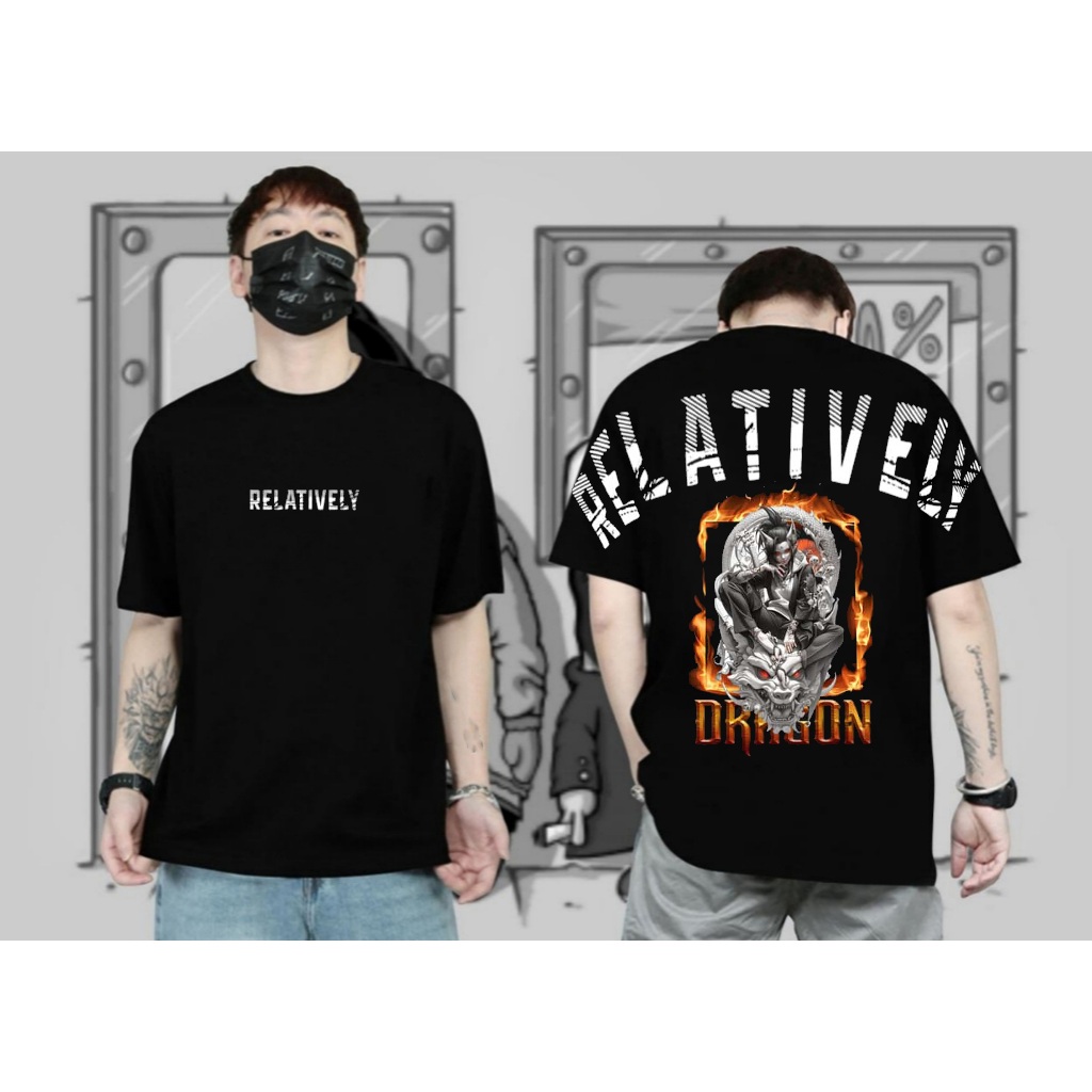 Distro เสื้อยืดสําหรับผู้ชายและผู้หญิงแขนสั้นผ้าฝ้ายพิมพ์กรีฑา Boho Street Style