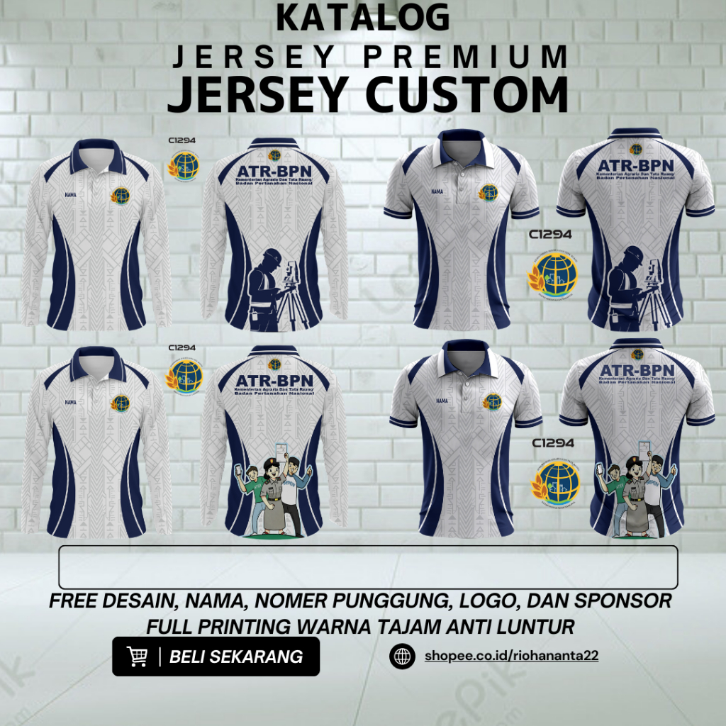 BPN Jersey / Surveyor kastral Jersey / Premium Jersey Free Custom