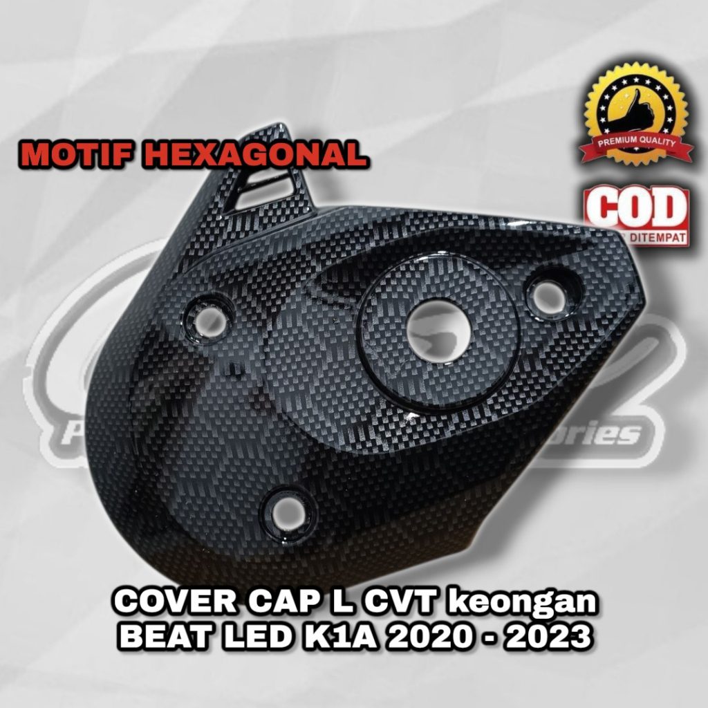 ฝาครอบ cvt หมวก L keongan beat led deluxe steet K1A genio K0J Scoopy K2F ข้อเหวี่ยงคาร์บอน wtp 2020 