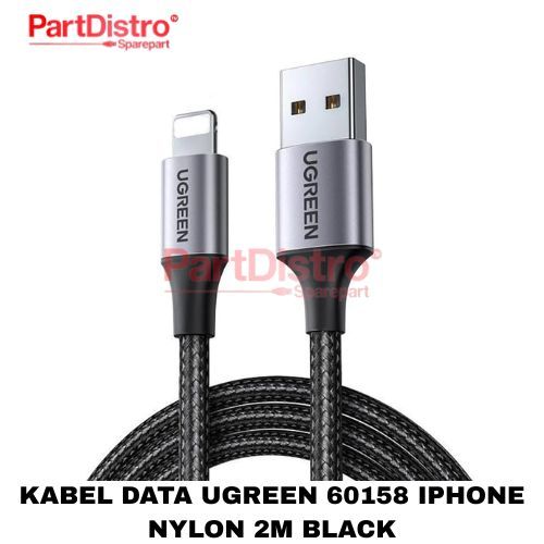 UGREEN 60158 IP NYLON 2M สาย ดาต้าสีดํา