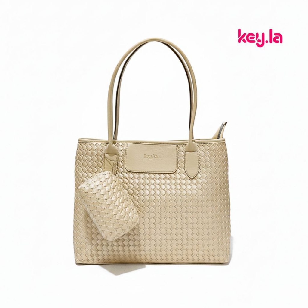 คีย์ลา | BLOSSOM TOTEBAG WOMENS ROOM LUAS Simple Elegant Daily Tote Bag ถือกันน้ําได้เยอะ