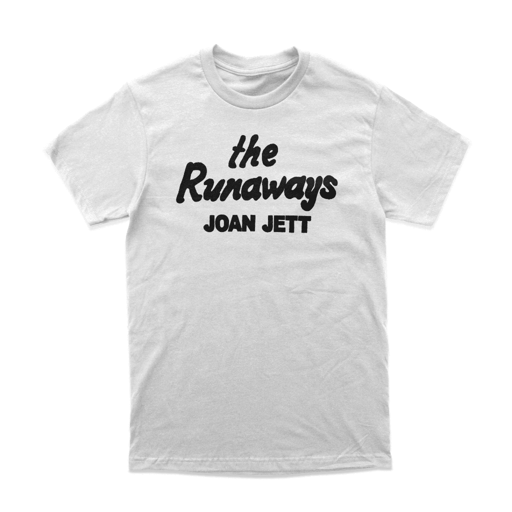 เสื้อยืด Joan Jett Band "The Runaways - สีขาว" สินค้า Heavy weight 16s