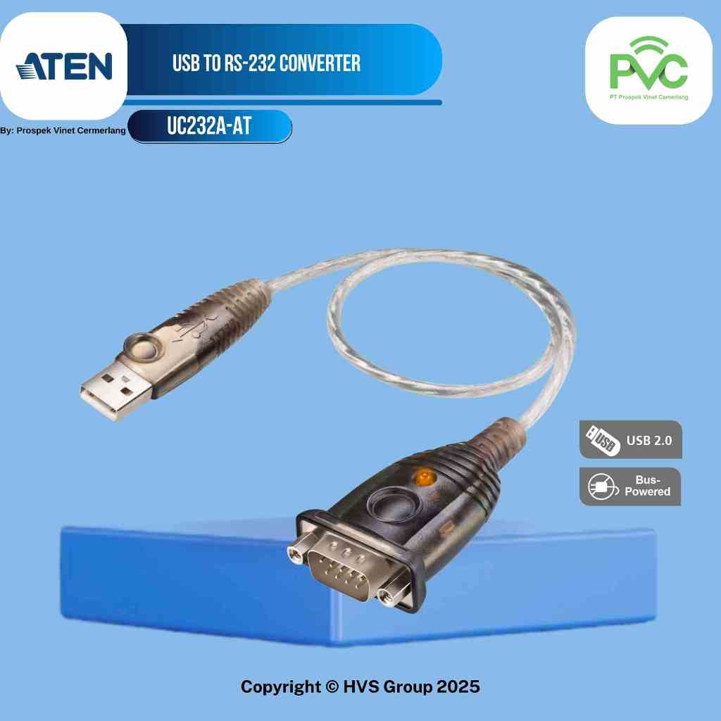 ATEN UC232A-AT ตัวแปลง USB เป็น RS-232