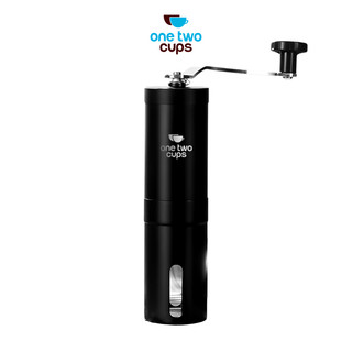 One Two Cups Alat Penggiling Kopi Manual Coffee Bean Grinder E810- Black
