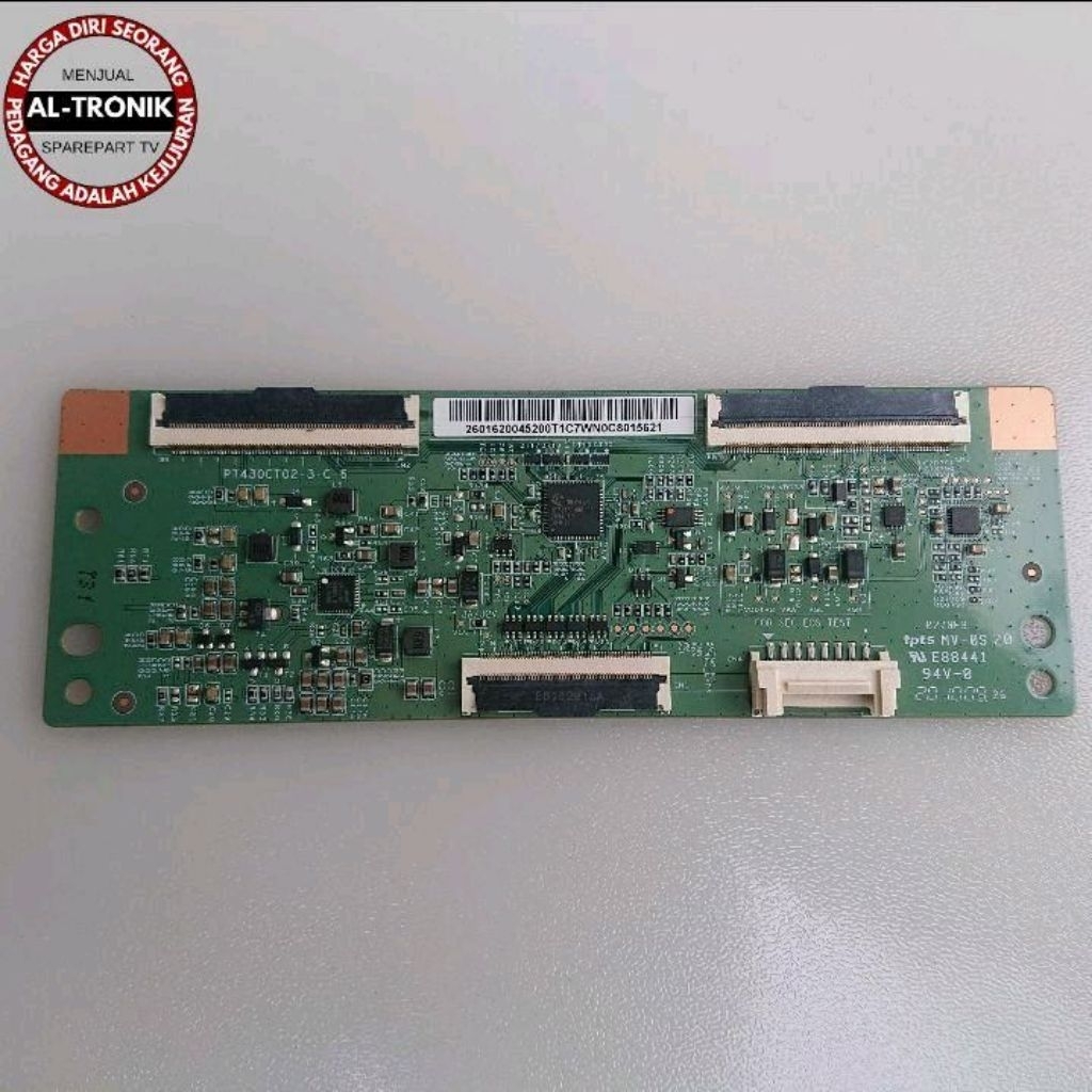 TCON BOARD TV LED SAMSUNG รุ่น UA43N5001AK UA43N5001 TIKON T CON TICON 43N5001 UA43N5001AKPXD PT430C