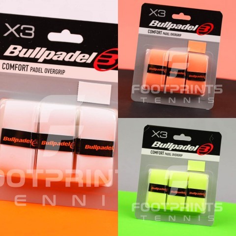 Grip Padel Bullpadel Comfort Overgrip บรรจุ 3 Padel Grips