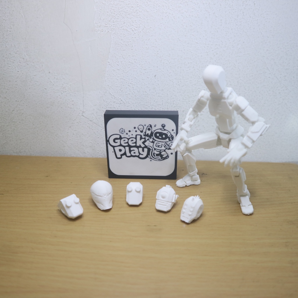 Dummy 13 Head Pack 6 เนื้อหา 5 Mecha Head Robot Figure Head Accessories