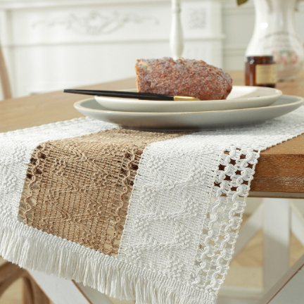 KATUN GLife แผ่นรองจานความงามระดับพรีเมียม, แผ่นรองจานผ้าฝ้ายทอ, แผ่นรองจานสี่เหลี่ยม, เสื่อโต๊ะทานอ